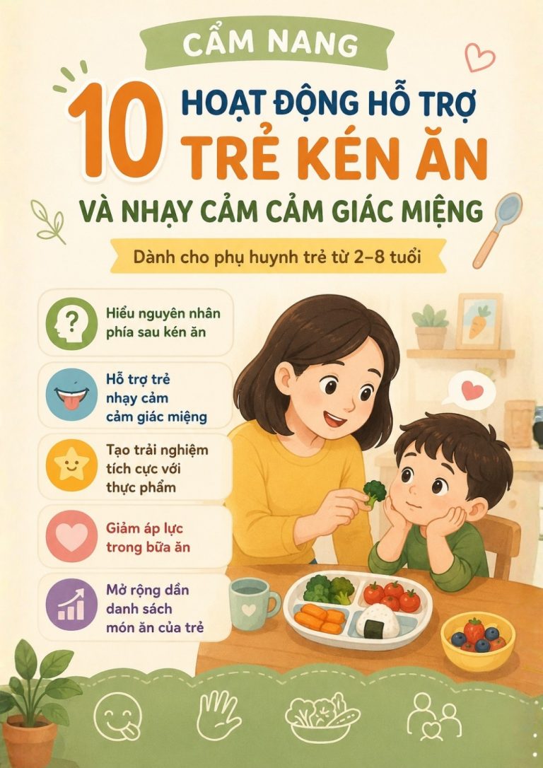 10 Hoạt Dộng Hỗ Trợ Trẻ Kén Ăn Và Nhạy Cảm Cảm Giác Miệng